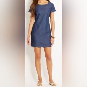 Sz 2 Vineyard Vines Dark Denim Chambray Dress